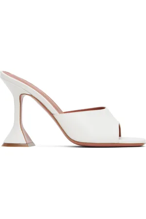 Amina Muaddi Lupita Slipper Heeled Sandals