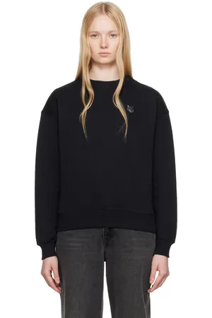 Maison Kitsuné Black Bold Fox Head Patch Comfort Sweatshirt