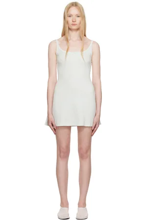 SKIMS Blue Drop Needle Pointelle Cami Minidress