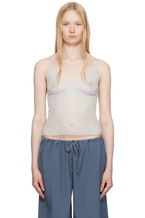 SKIMS SSENSE Exclusive Blue Spring Intimates Triangle Camisole