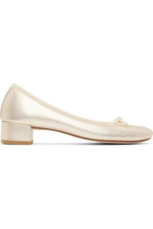 Repetto Gold Camille Heels