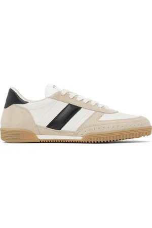 Tom Ford White & Beige Suede Terence Sneakers