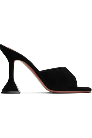 Amina Muaddi Lupita Slipper Heeled Sandals