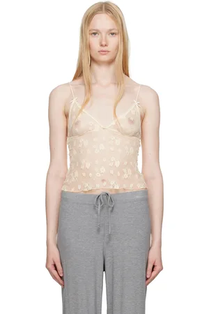 SKIMS SSENSE Exclusive Yellow Spring Intimates Triangle Camisole
