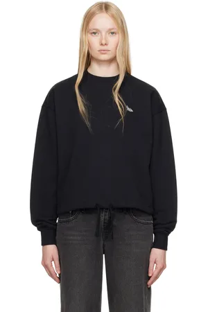 Maison Kitsuné Black Baby Fox Patch Drawstring Comfort Sweatshirt