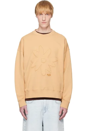 Maison Kitsuné Beige Crafted Daisy Oversize Sweatshirt
