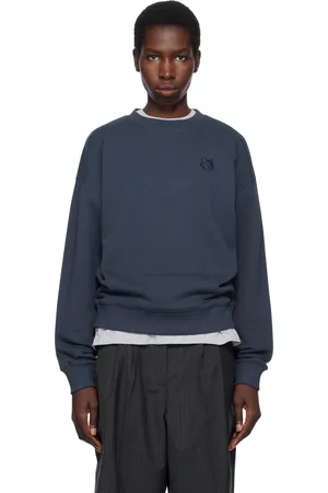 Maison Kitsuné Navy Bold Fox Head Patch Comfort Sweatshirt