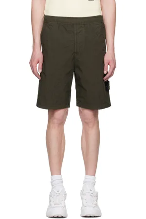 Stone Island Khaki Mil-Spec Stretch Ripstop-TC Shorts