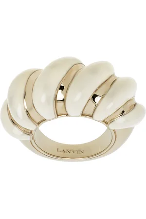 Lanvin Gold & Off-White Mélodie Candy Ring