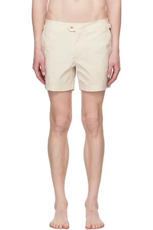 Tom Ford Beige Poplin Swim Shorts