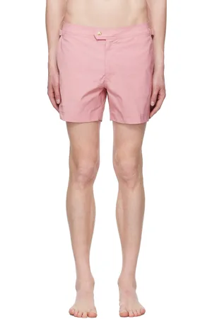 Tom Ford Pink Poplin Swim Shorts