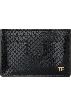 Tom Ford Printed Python Card Holder