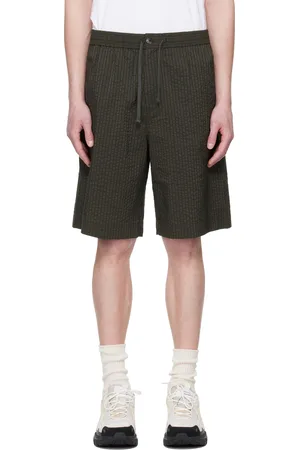 Maison Kitsuné Gray Elasticated Bermuda Shorts