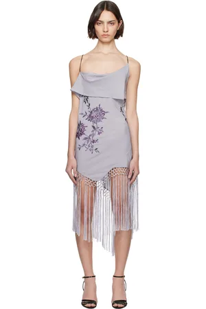 Conner Ives Purple Demi-Couture Piano Shawl Minidress