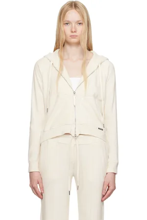 Tom Ford Off-White Terrycloth Zip Hoodie