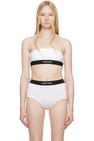 Tom Ford White Modal Signature Bandeau Bra