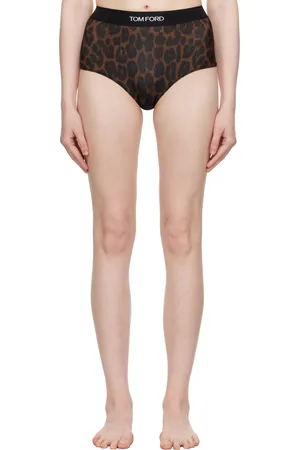 Tom Ford Brown Leopard Modal Signature Briefs