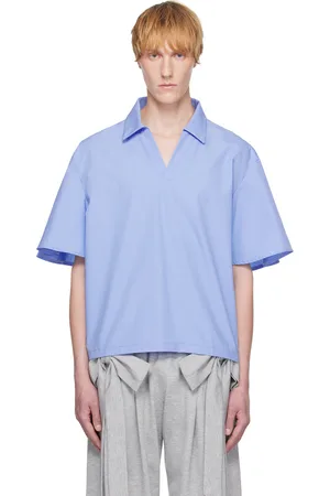 Andrej Gronau V-Neck Poplin Shirt