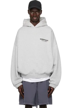 FEAR OF GOD Gray Fleece Hoodie