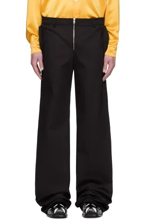 Andrej Gronau Front Zip Flap Pocket Denim Trousers