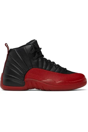 Nike Black & Red Air Jordan 12 Retro Sneakers
