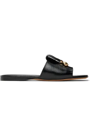 Marni Black Leather Trunkaroo Sandals