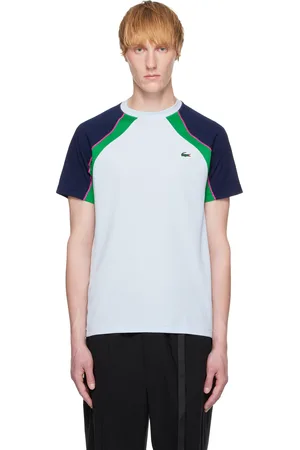 Lacoste Blue Ultra Dry Colorblock Tennis T-shirt