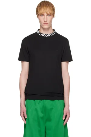Lacoste Black Branded Piqué T-shirt