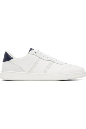 Salvatore Ferragamo Off-White Low Top Signature Sneakers