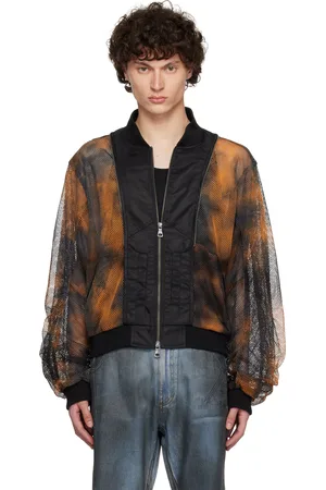 Andersson Bell & Orange Double Layer Mesh Bomber Jacket