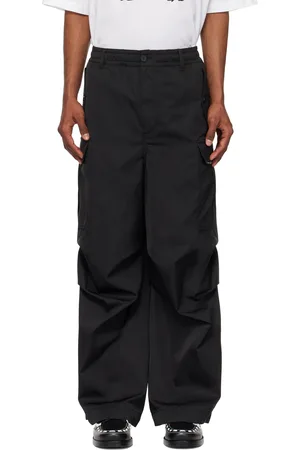 Marni Black Water-Repellent Taffeta Cargo Pants