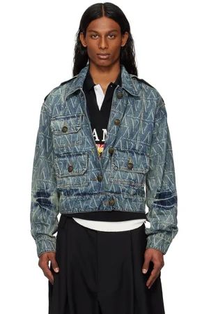Vaquera Blue Monogram Denim Jacket