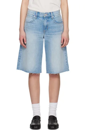 SLVRLAKE Blue Mica Denim Shorts