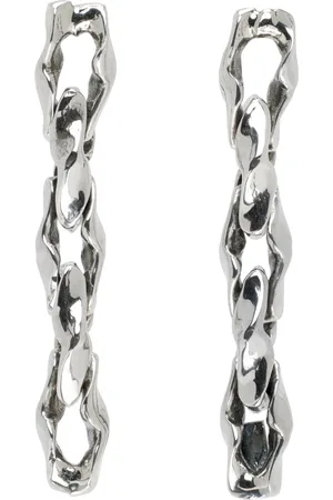 EMANUELE BICOCCHI Hammered Chain Earrings