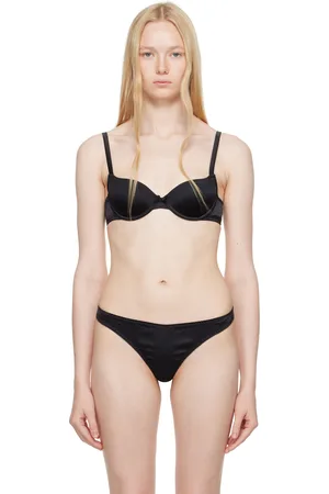 FLEUR DU MAL Black Seamless Luxe Balconette Bra