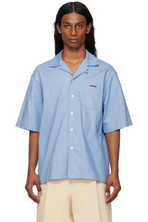 Marni Blue Denim Bowling Shirt