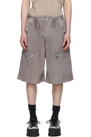 Charlie Constantinou SSENSE Exclusive Gray Nylon Essential Shorts