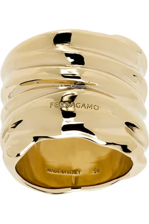 Salvatore Ferragamo Gold Draped Ring