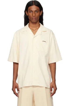 Marni Off-White Denim Bowling Shirt