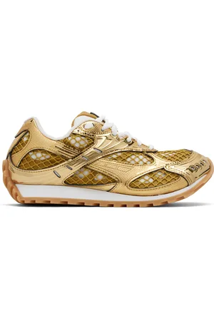 Bottega Veneta Gold Orbit Sneakers
