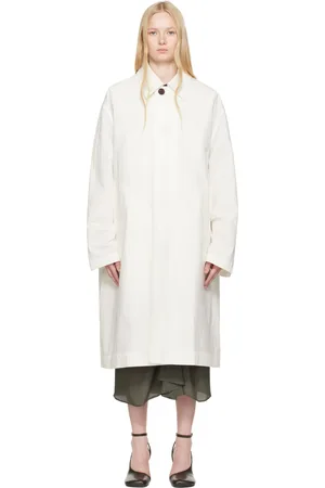 STUDIO NICHOLSON White Nevis Coat