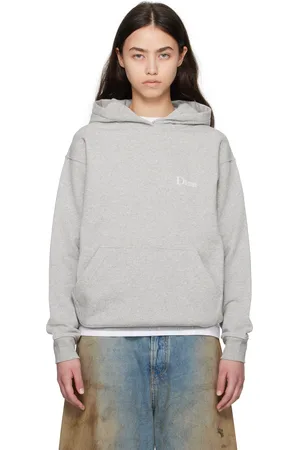 DIME Gray Classic Small Logo Hoodie