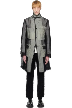 Comme des Garçons Nylon Tulle Long Blazer