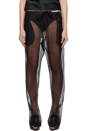Khaite Black Trenton Trousers