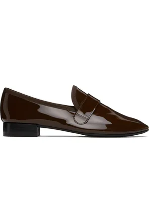 Repetto Brown Michael Rubber-Sole Loafers