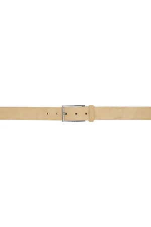 HUGO BOSS Beige Pin-Buckle Belt