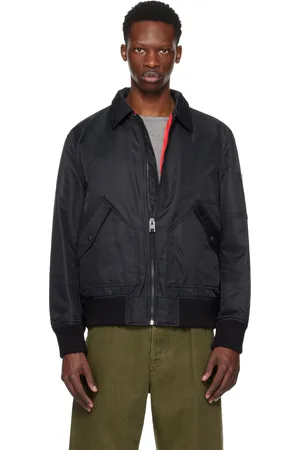 HUGO BOSS Black Recycled Nylon Bomber Jacket
