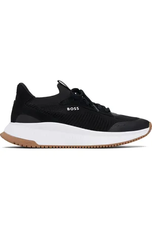 HUGO BOSS Black & White TTNM EVO Knitted Sneakers
