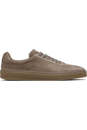 HUGO BOSS Brown BECKHAM Edition Low-Top Suede Sneakers