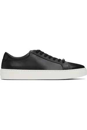 HUGO BOSS Black Gary Leather Low-Top Sneakers